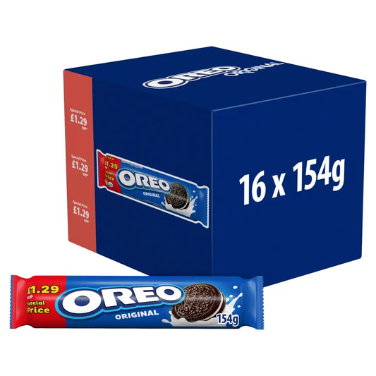 Oreo Original Sandwich Biscuits £1.29 PMP 154g – 16 x 154g