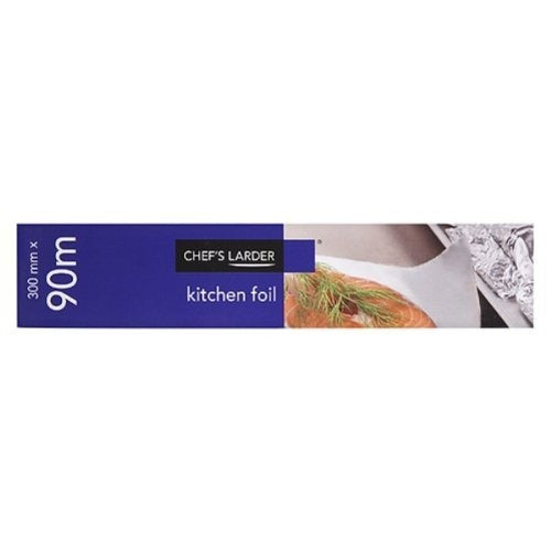 Chef's Larder Professional Catering Foil 500mm x 90m – 9 x Sgl