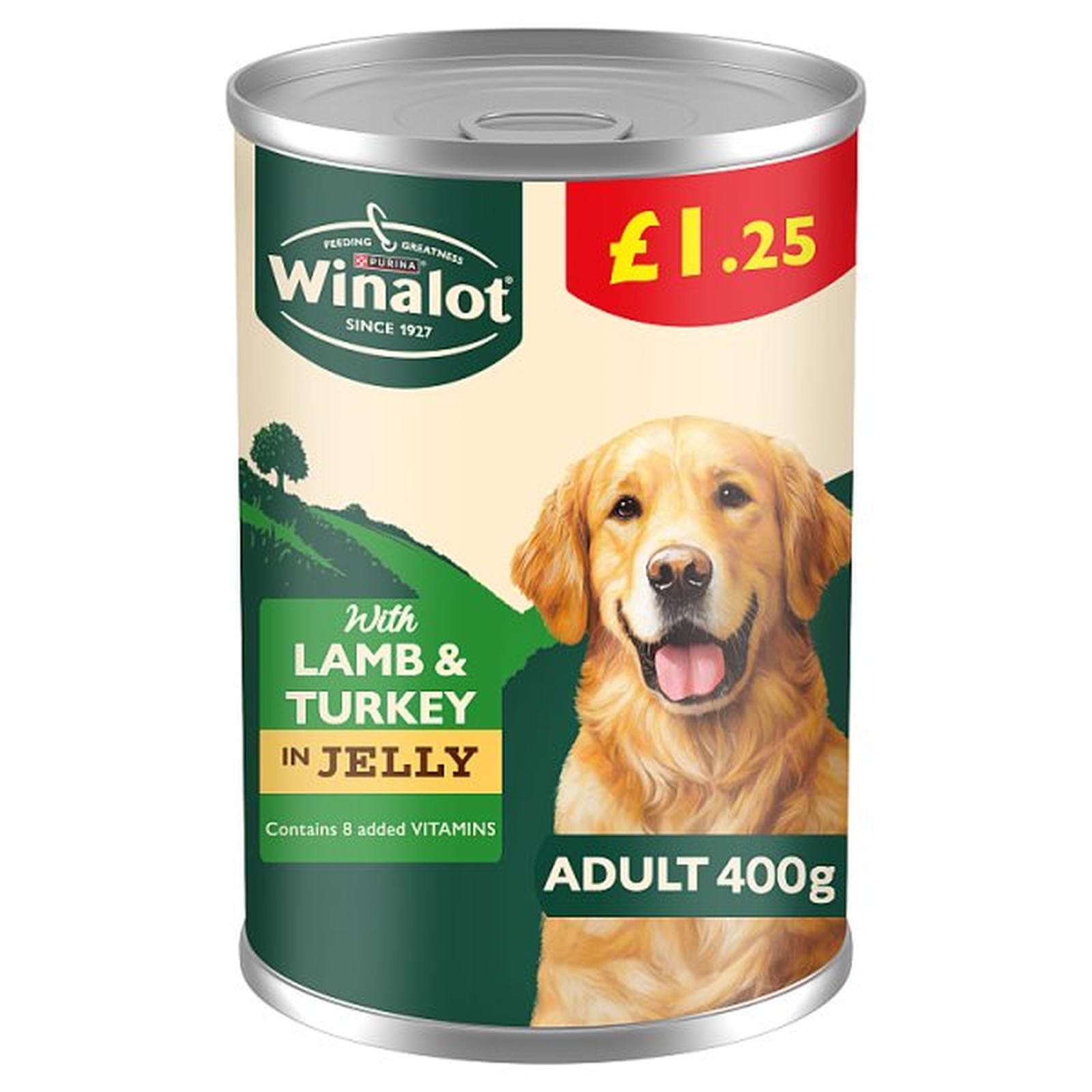 WINALOT Classics Lamb & Turkey in Jelly Wet Dog Food 400g PMP