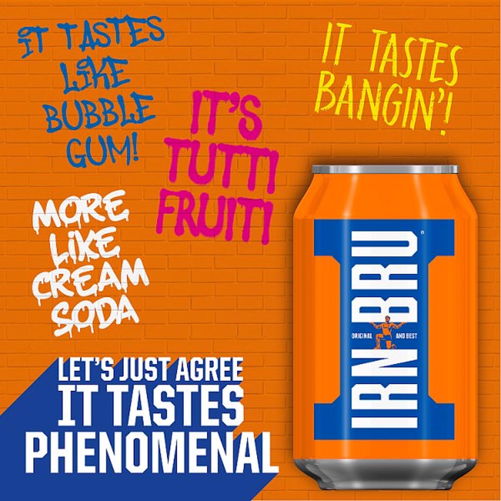 IRN-BRU Soft Drink Can 330ml