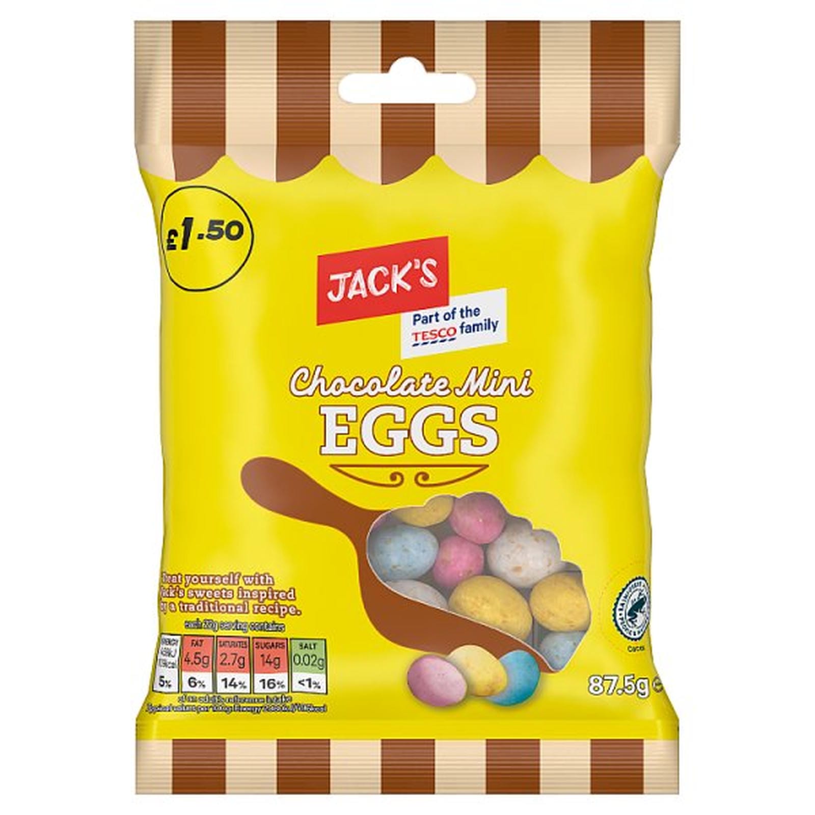 Jack's Chocolate Mini Eggs 87.5g