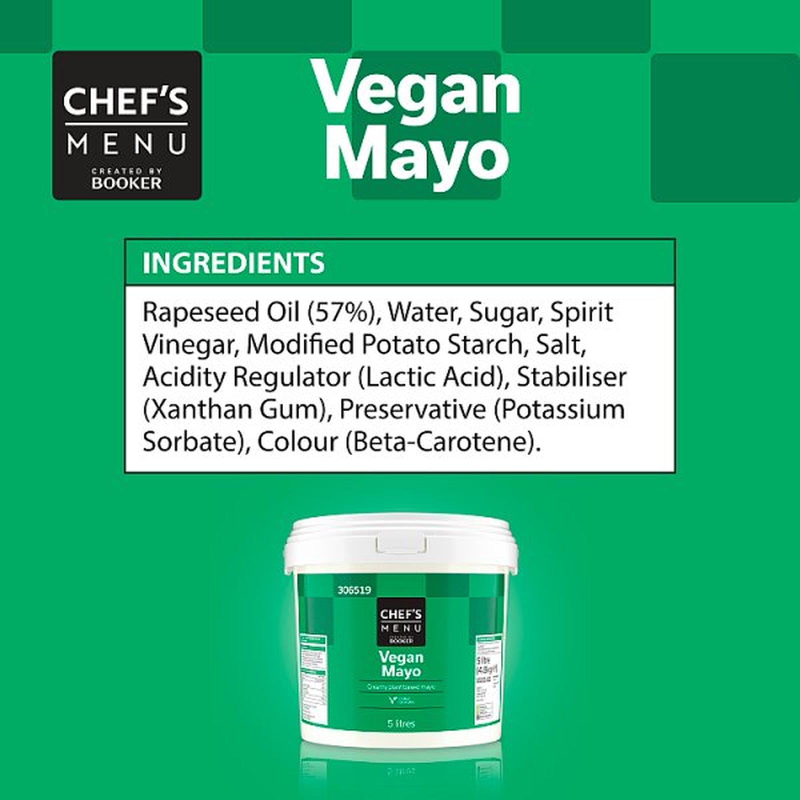 Chef's Menu Vegan Mayo 5 litre
