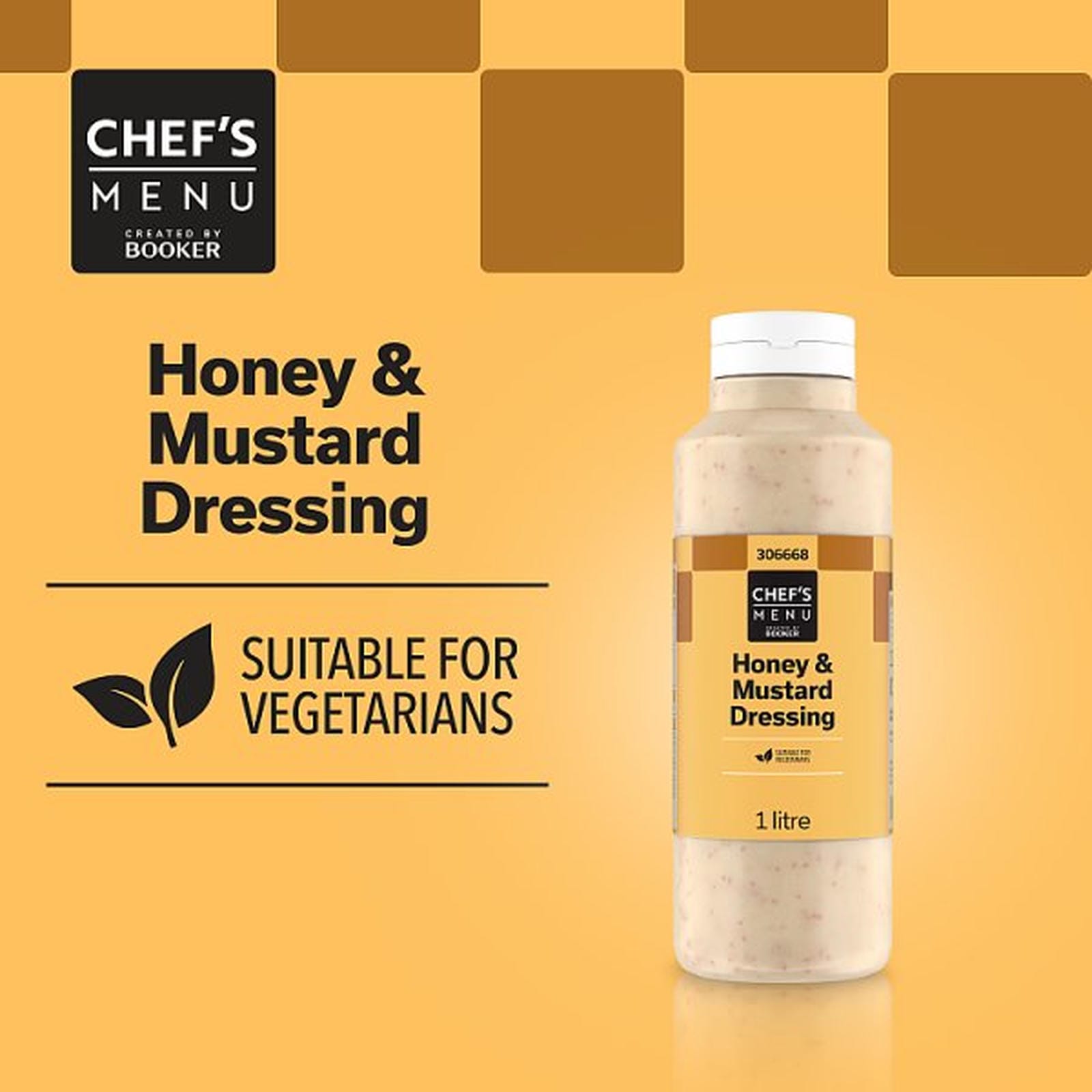Chef's Menu Honey & Mustard Dressing 1 Litre