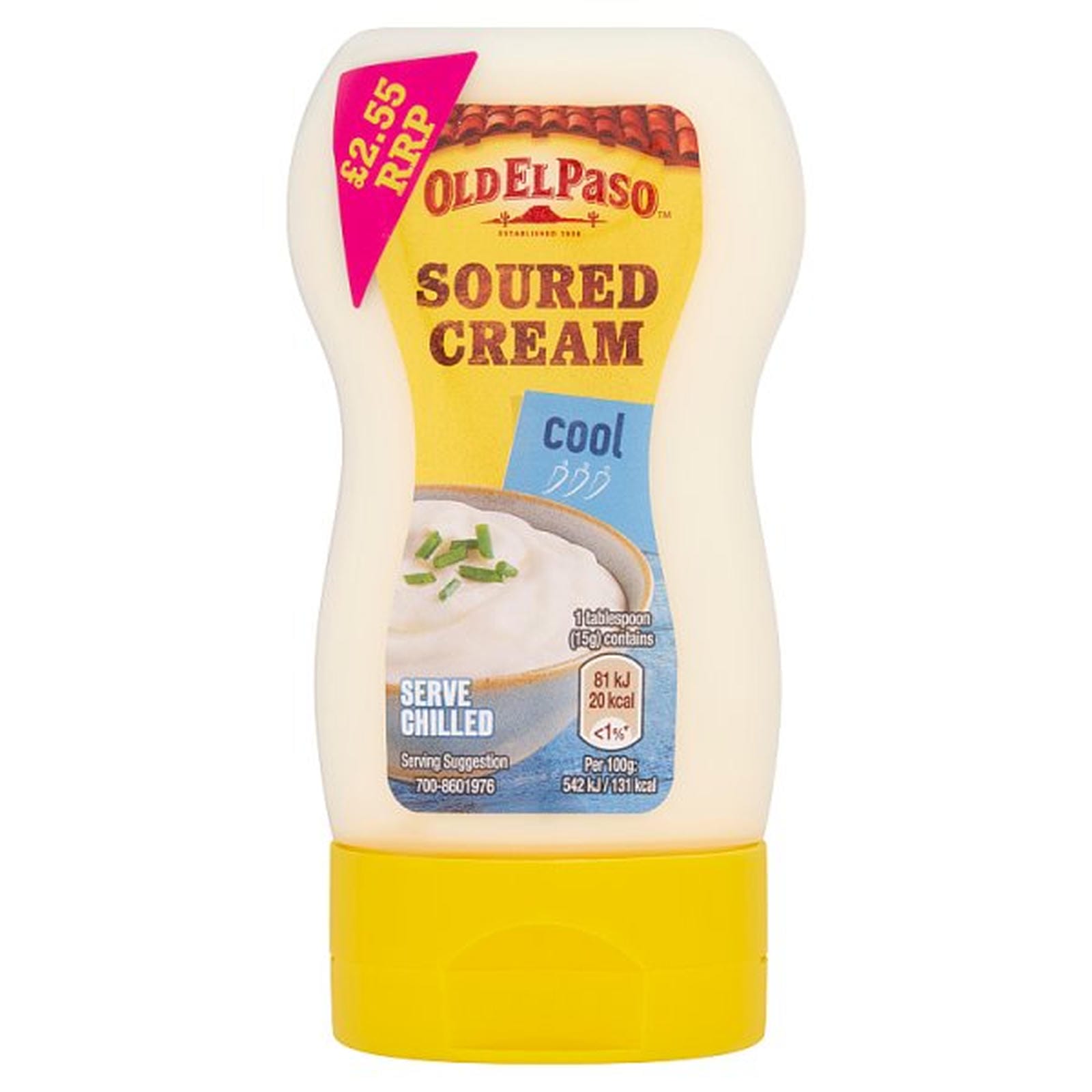 Old El Paso Soured Cream 230g RRP £2.55