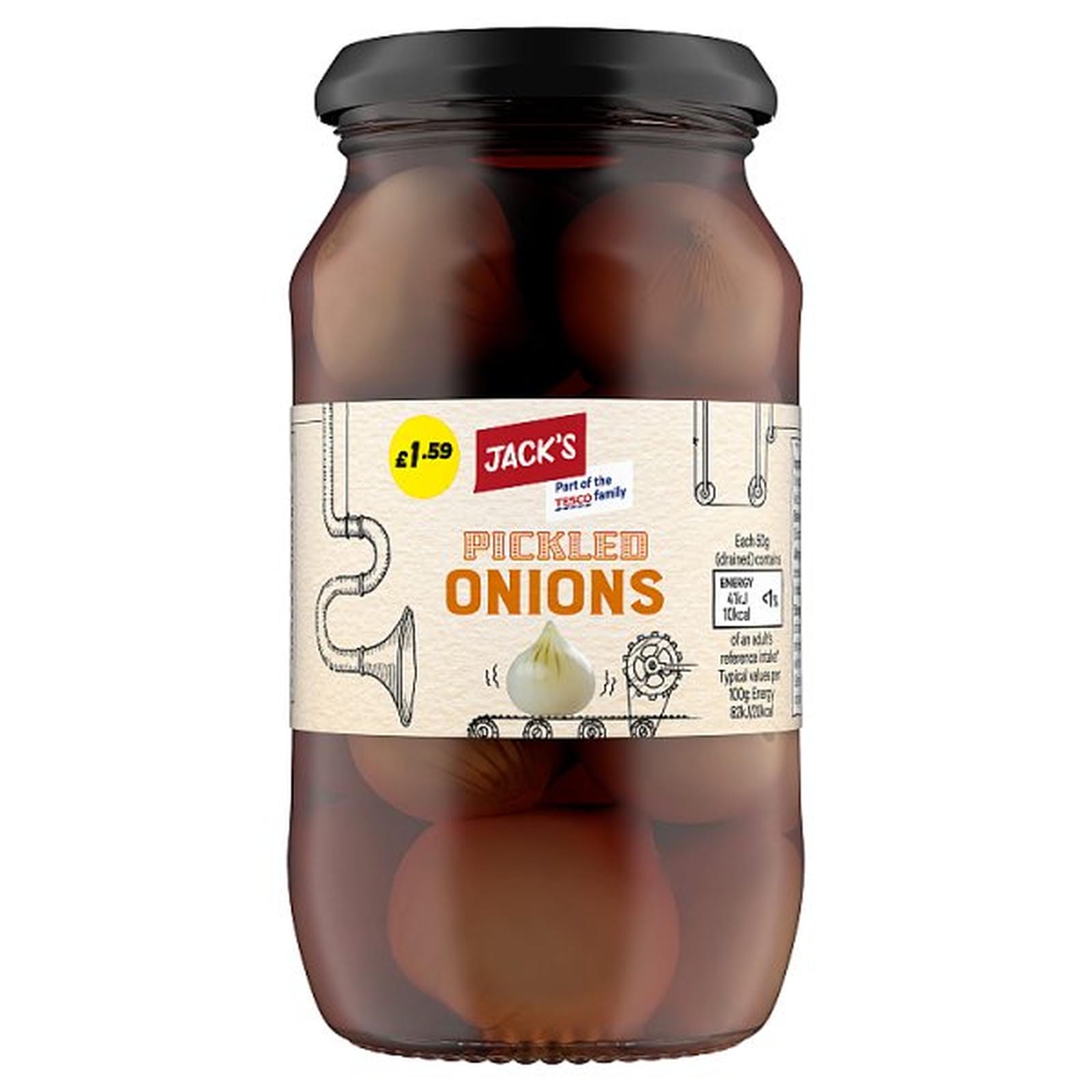 Jack's Pickled Onions 440g