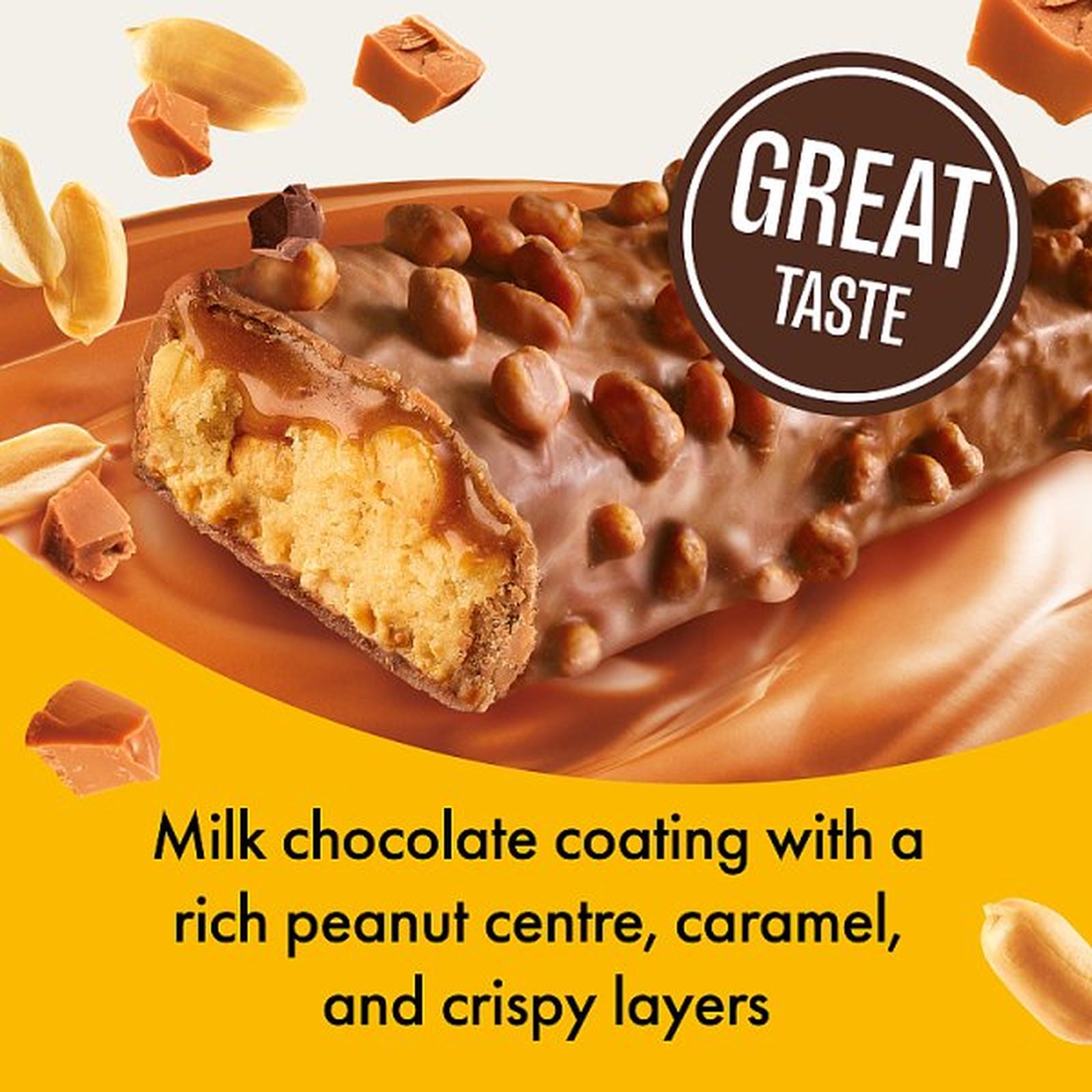 FULFIL Chocolate Peanut & Caramel Flavour Vitamin & Protein Bar 40g
