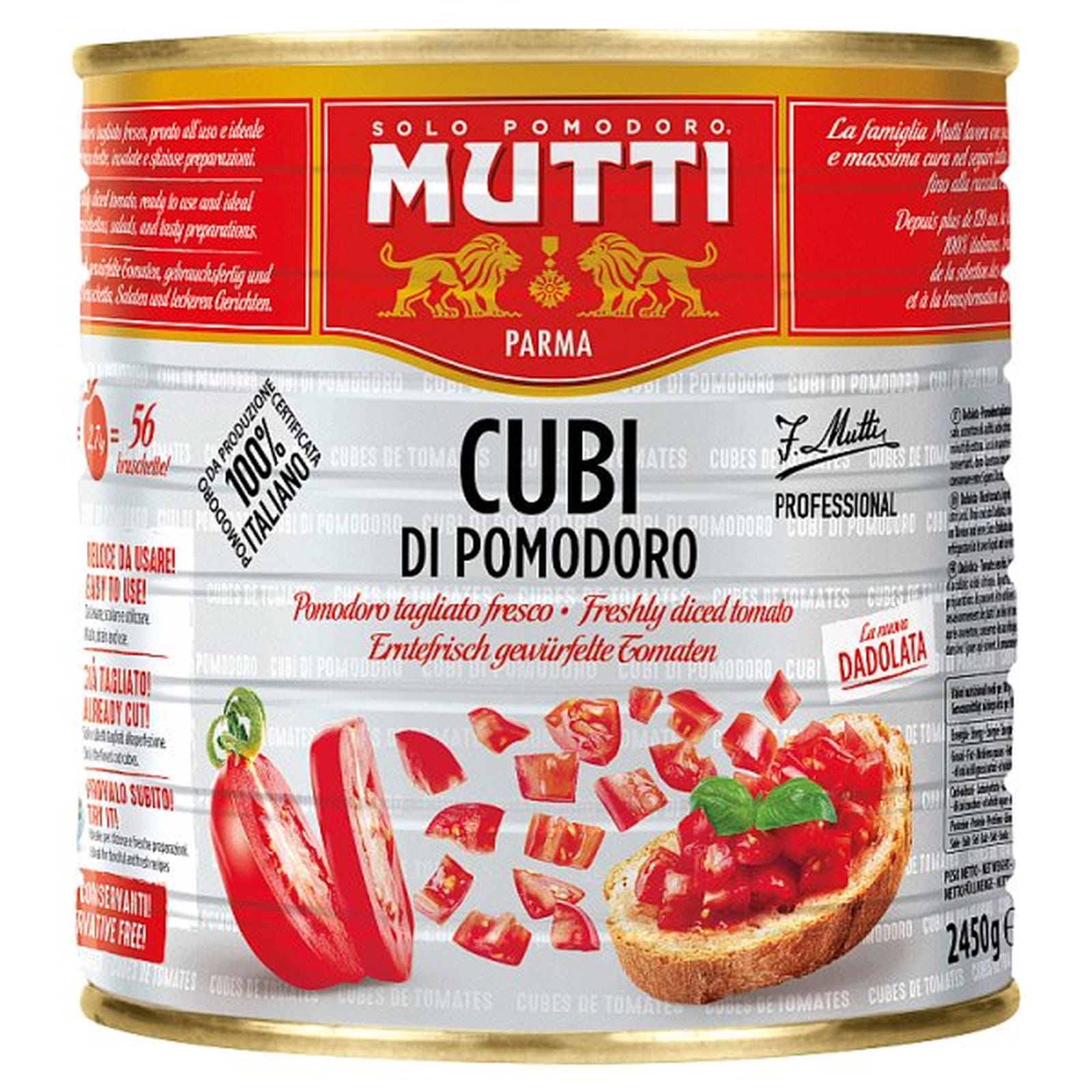 Mutti Tomato Cubes 2450g