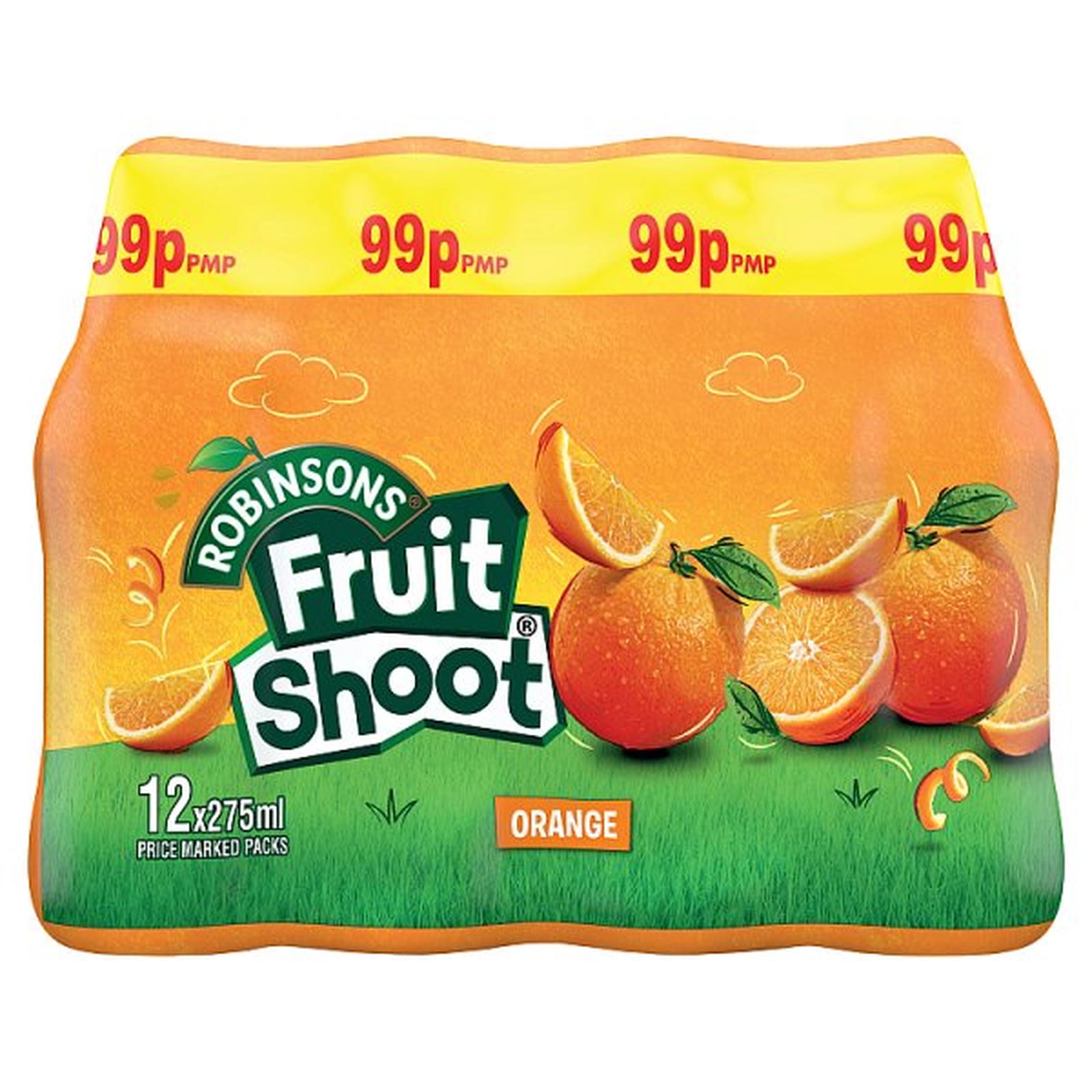 Fruit Shoot Orange Kids Juice Drink PMP Bottle 275ml