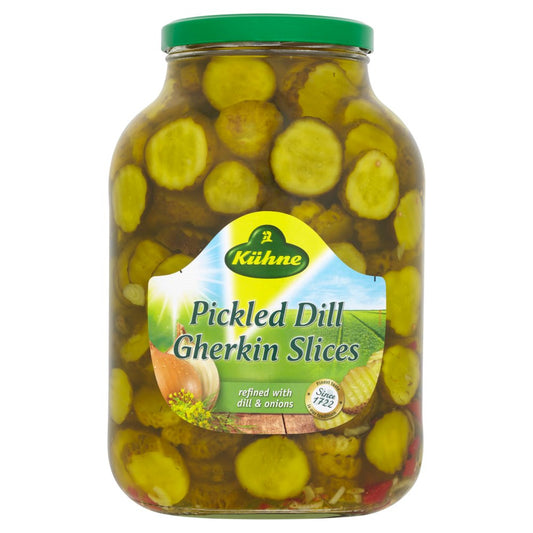 Kühne Pickled Gherkins 2450g – 1 x 2.45kg