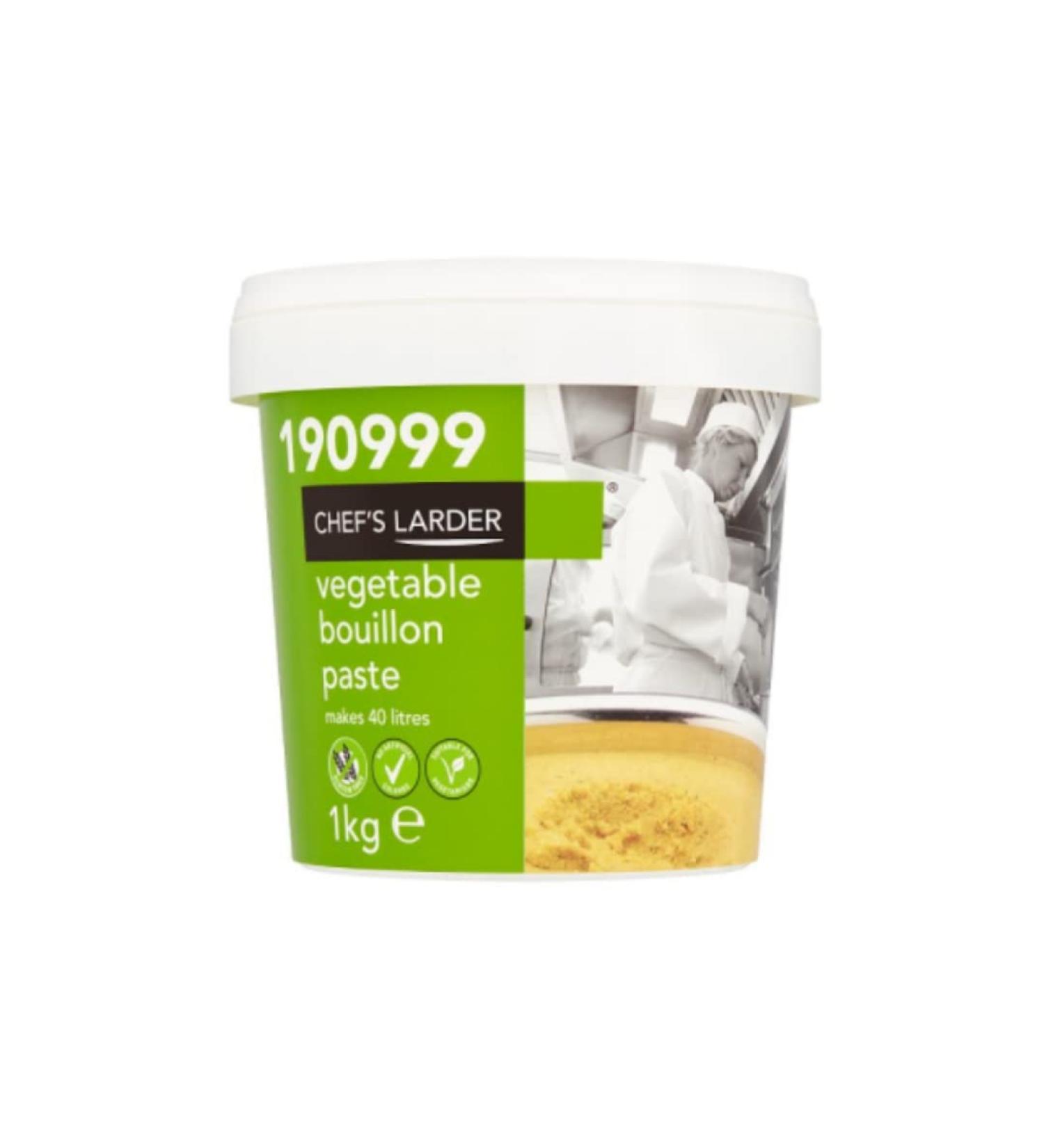 Chef's Larder Bouillon Paste Vegetable 1kg Case Of 2 X 1kg Foodservice Bulk Multi Pack