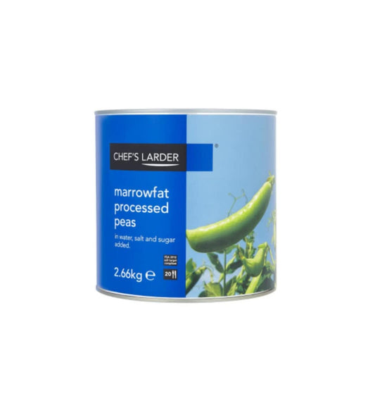 Chef's Larder Marrowfat Processed Peas 2.66kg – 1 x 2.66kg