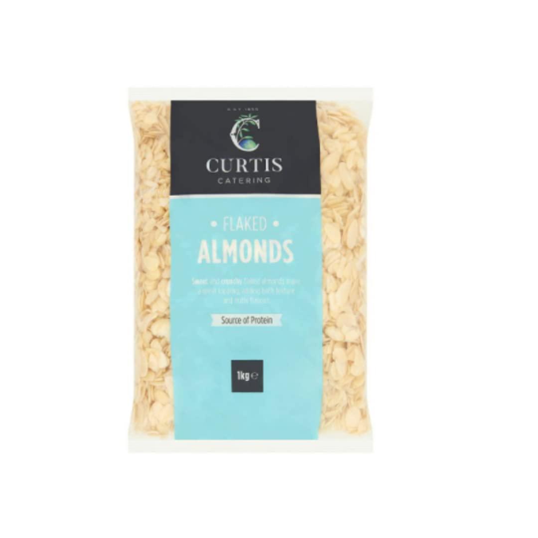 Curtis Catering Flaked Almonds Foodservice 1kg 1 x 1kg Suitable For Storage And Cooking