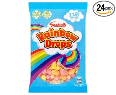 Swizzels Rainbow Drops 32g – 24 x lge