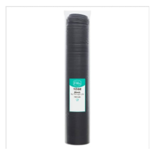 FyNite 100 Black Sip Through Lids – 1 x 100s