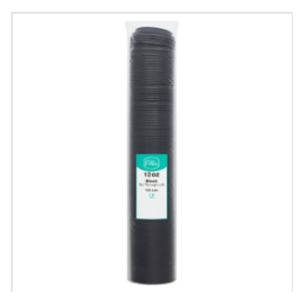 FyNite 100 Black Sip Through Lids – 10 x 100s