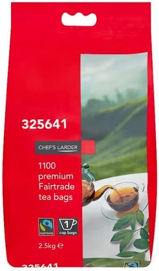 Chef's Larder 1100 Fairtrade Premium Tea Bags 2.5kg