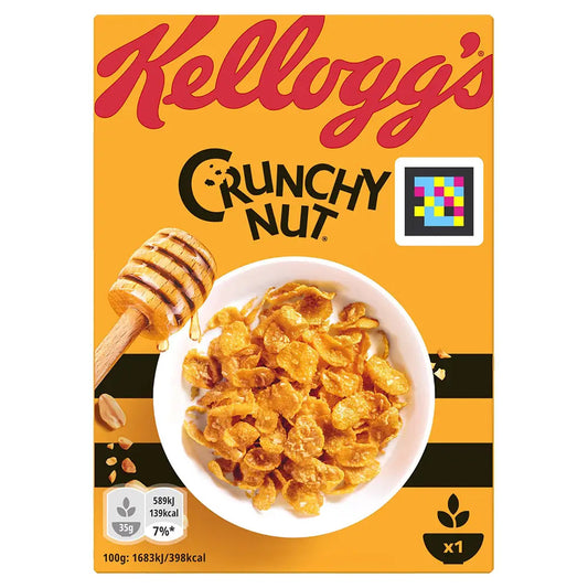 Kellogg's Crunchy Nut Breakfast Cereal Portion Pack 40 x 35g – 40 x 35g