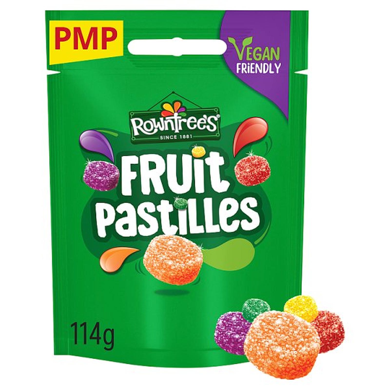 Rowntree's Fruit Pastilles Sweets Sharing Bag 114g PMP £1.25