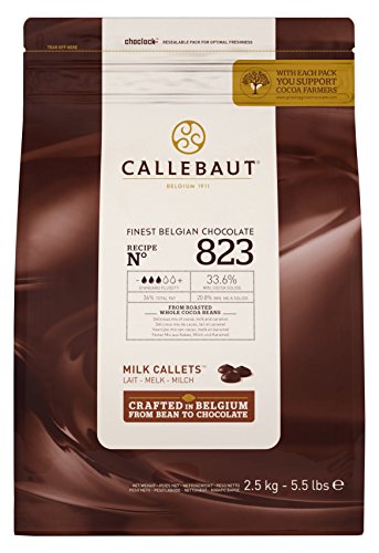 Callebaut Finest Belgian Chocolate Milk Callets 2.5kg – 1 x 2.5kg