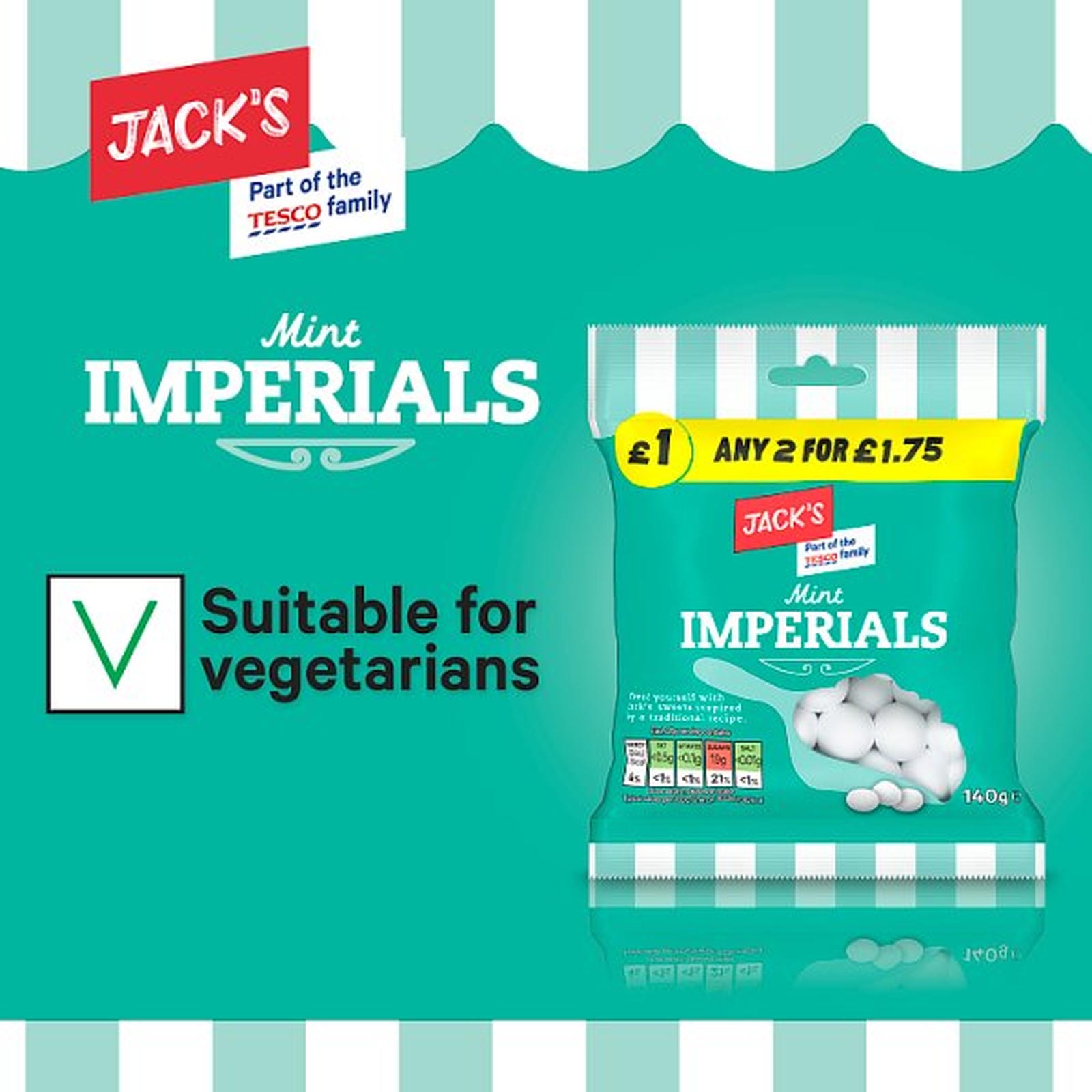 Jack's Mint Imperials 140g