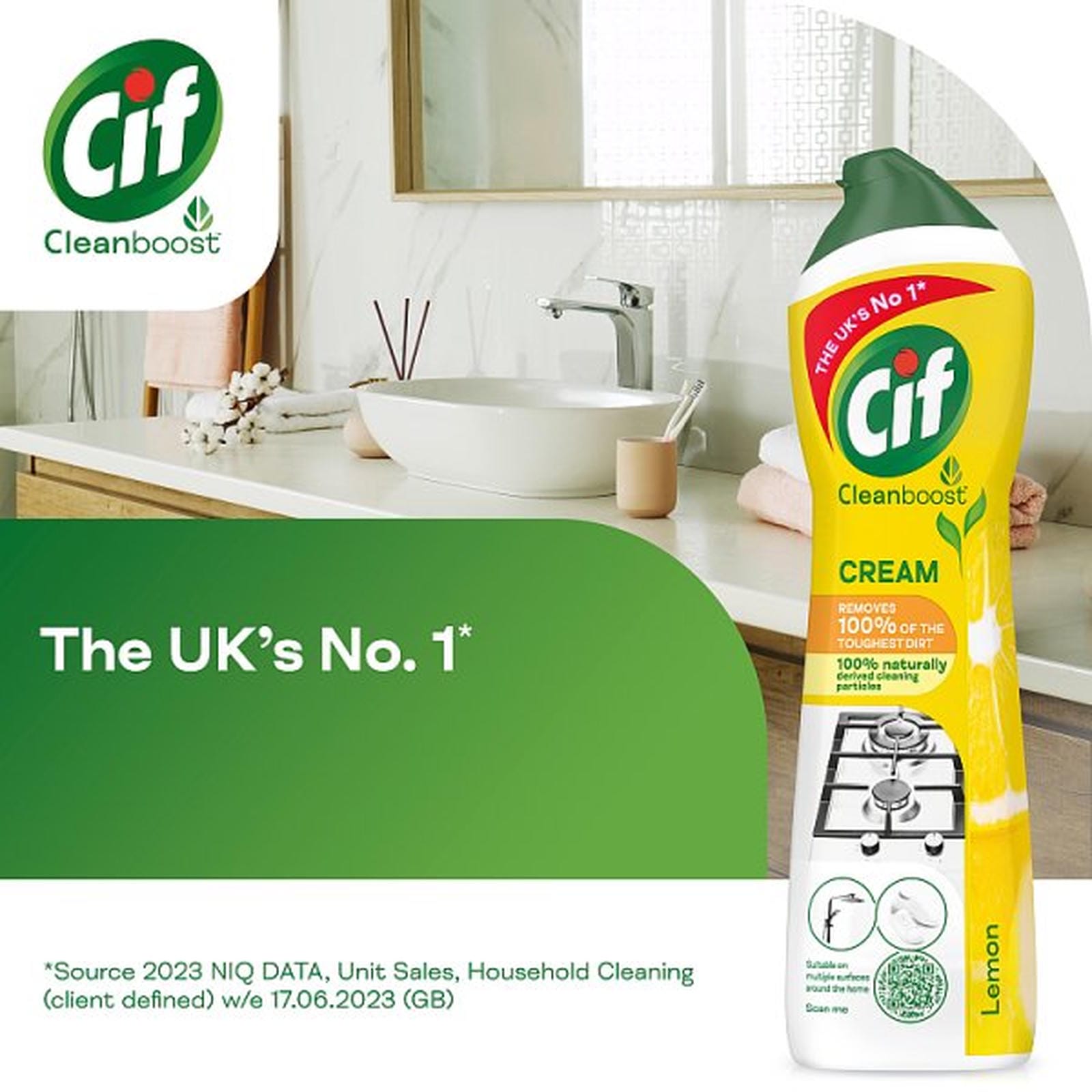 Cif Cream Cleaner Lemon 500 ml