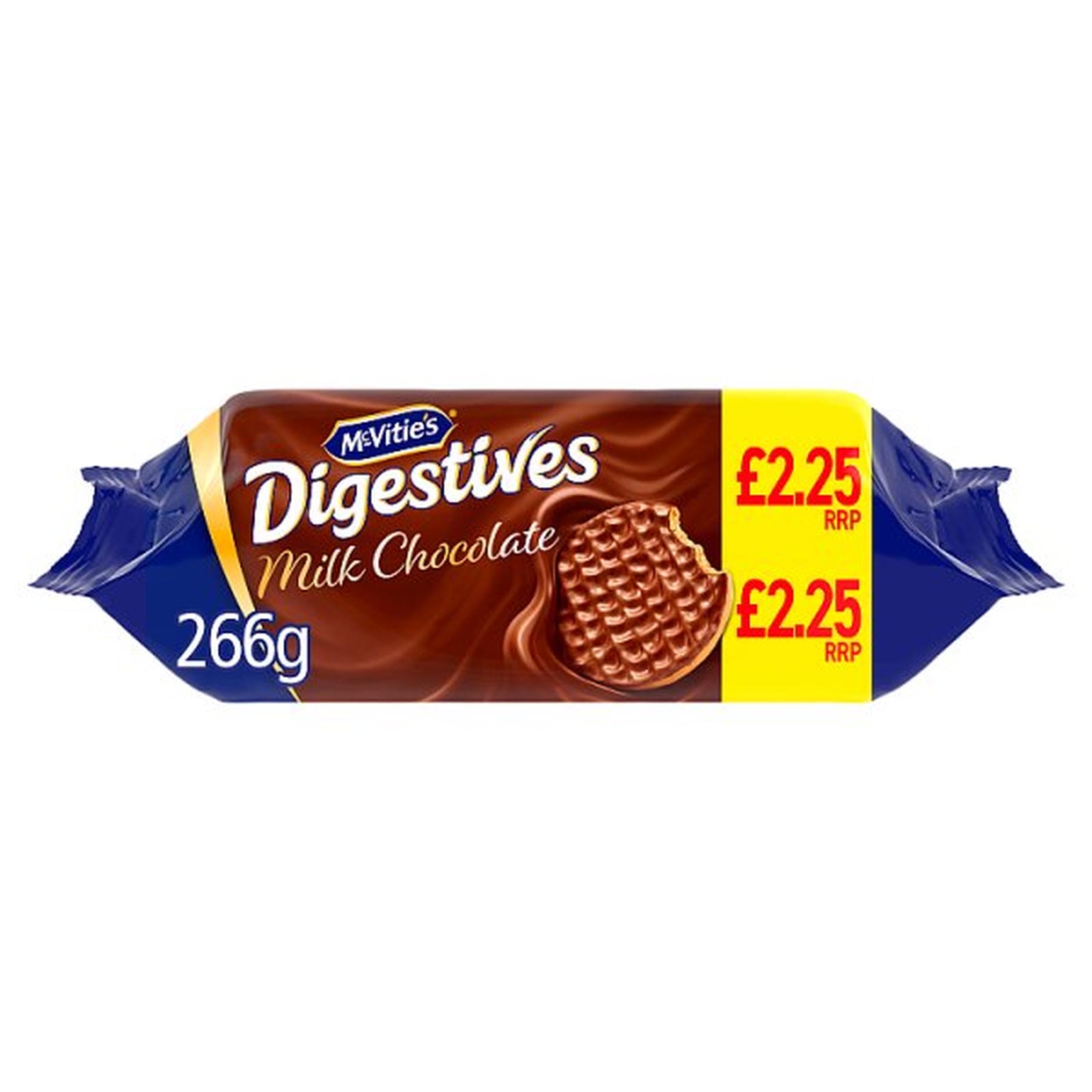McVitie's Milk Chocolate Digestive Biscuits 266g PMP £2.25