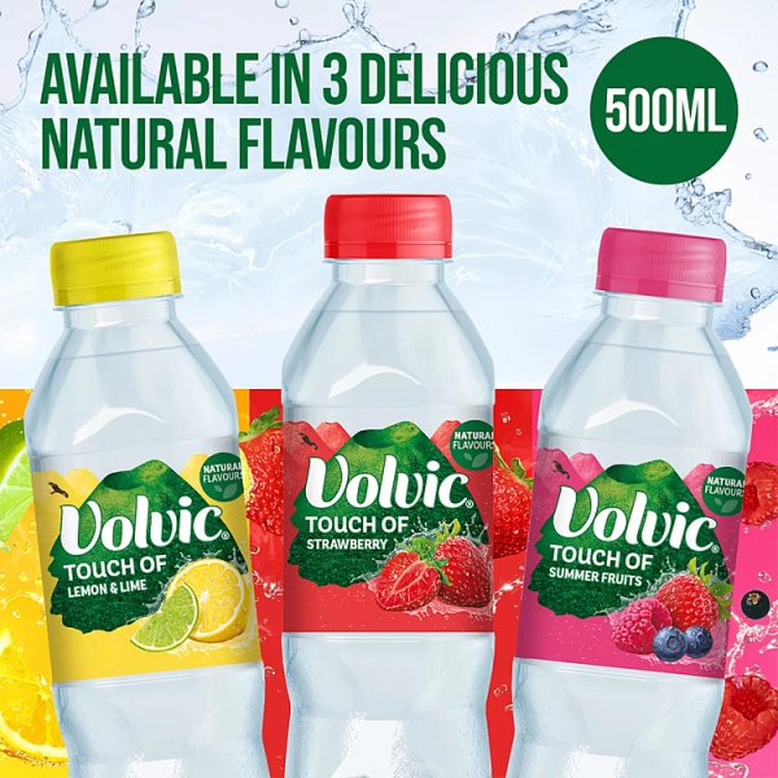 Volvic Touch of Lemon & Lime 12 x 500ml