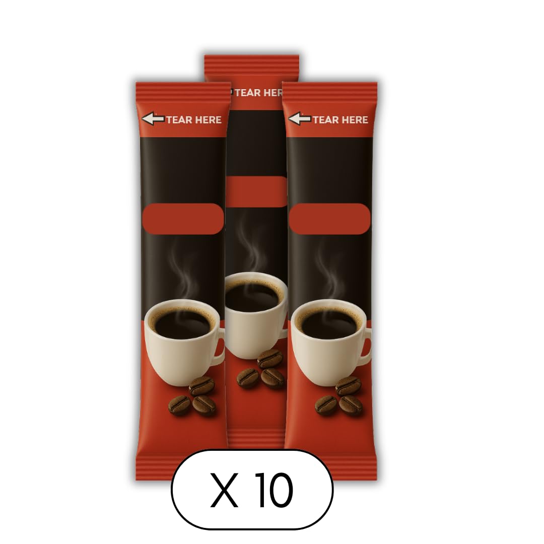 Sachets Bundle Everyday Tea Coffee Milk Sugar 10 Sachets Multi Pack Ideal For Travel And Hotels