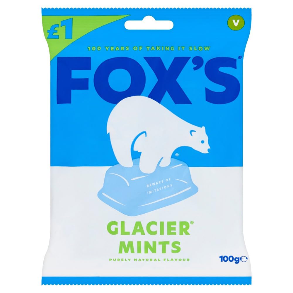 Fox's Glacier Mints 100g – 12 x 100g