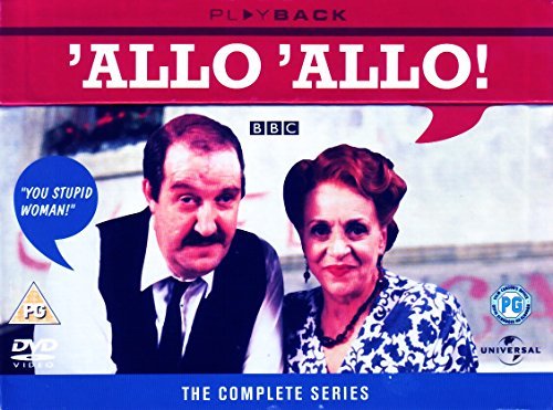 Allo Allo Complete Classic British TV Comedy Series DVD Collection [16 Discs] Boxset: Series 1,2,3,4,5,6,7,8, 9 + Extras by Gorden Kaye