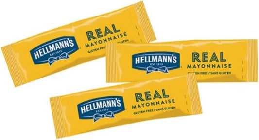 Hellmann's Real Mayonnaise 198 x 10ml Portions – 1 x 198x10m