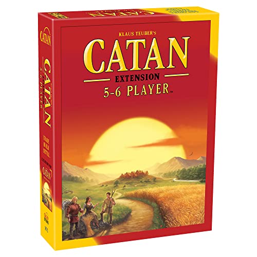 CATAN | Base Game 5 and 6 Player | Board Game EXTENSION | Ages 10+ | 3-6 Players | 120 Minutes Playing Time