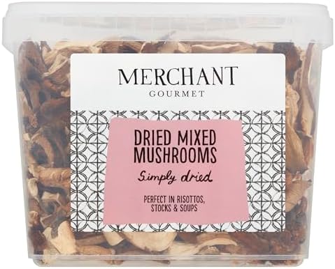 Merchant Gourmet Dried Mixed Mushrooms 400g 1 x 400g Pack For Cooking And Storage