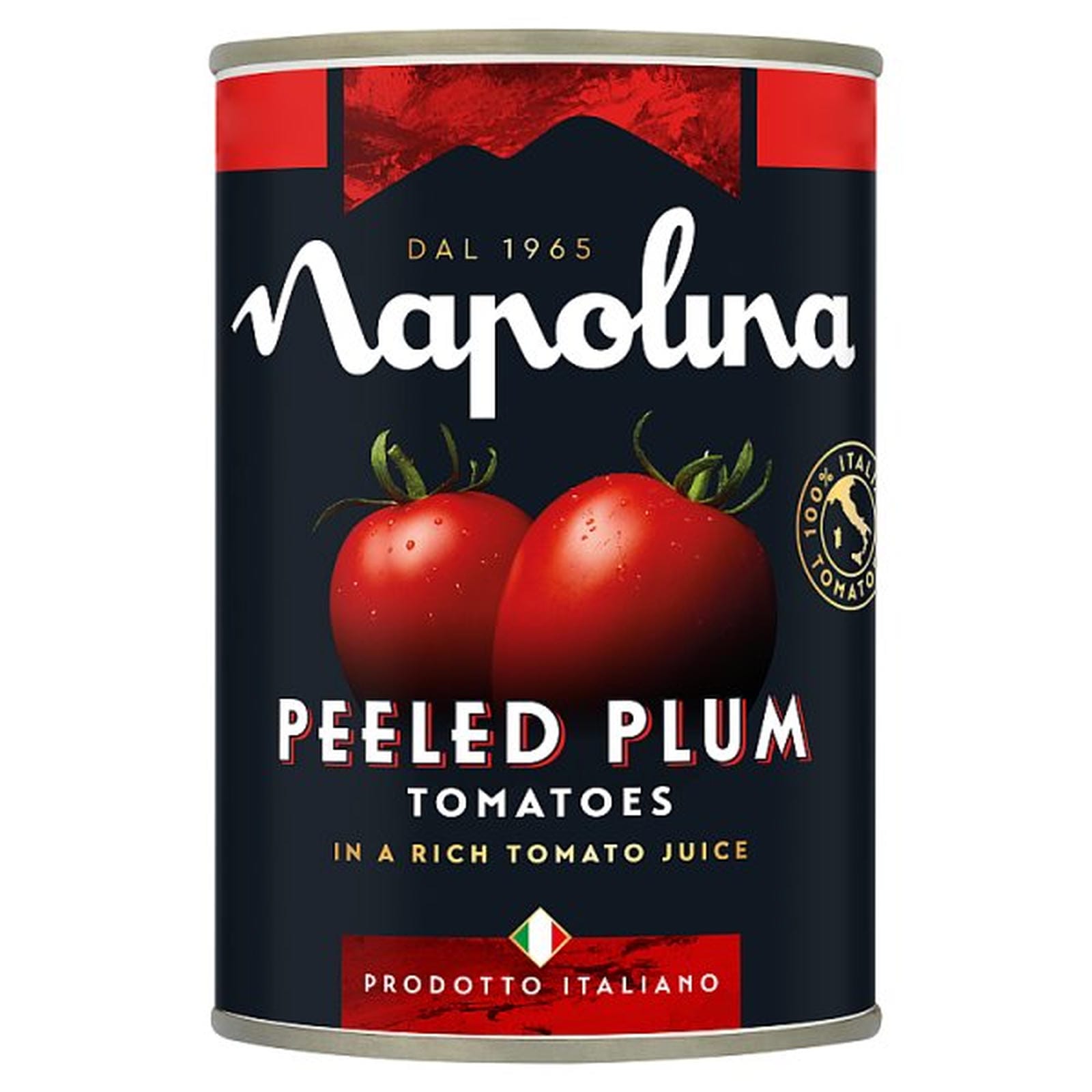 Napolina Peeled Plum Tomatoes in a Rich Tomato Juice 400g