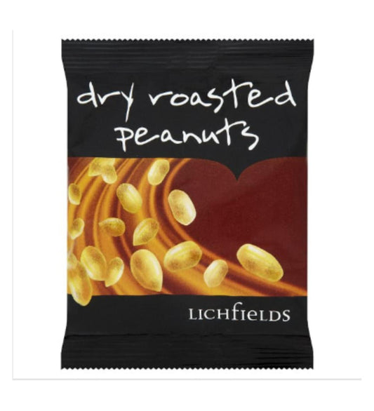 Lichfields Dry Roasted Peanuts 24 x 50g – 24 x 50g