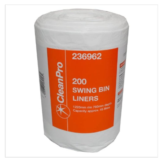 CleanPro 200 Swing Bin Liners – 6 x 200s