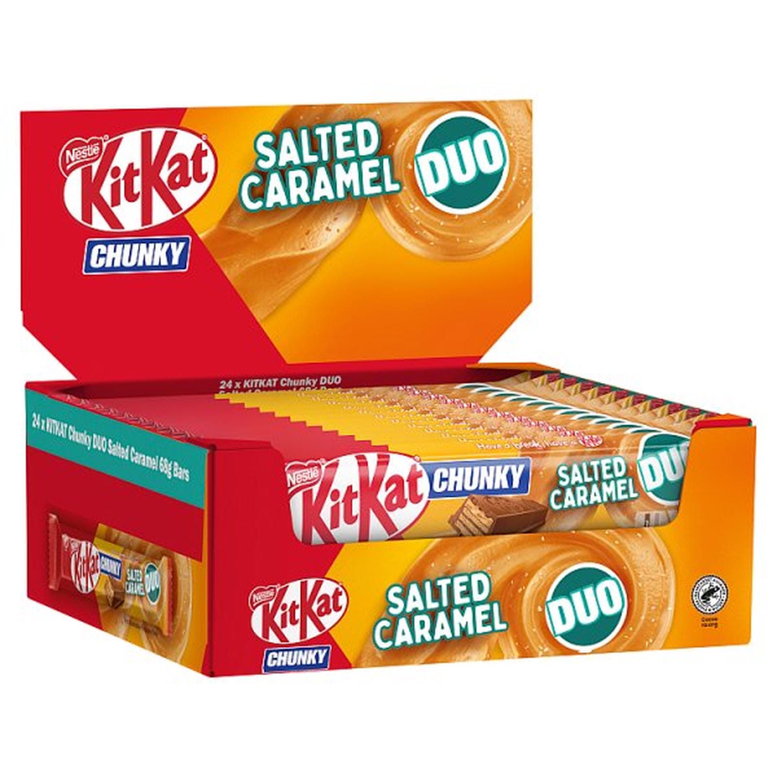 KitKat Chunky DUO Salted Caramel Chocolate Bar 68g