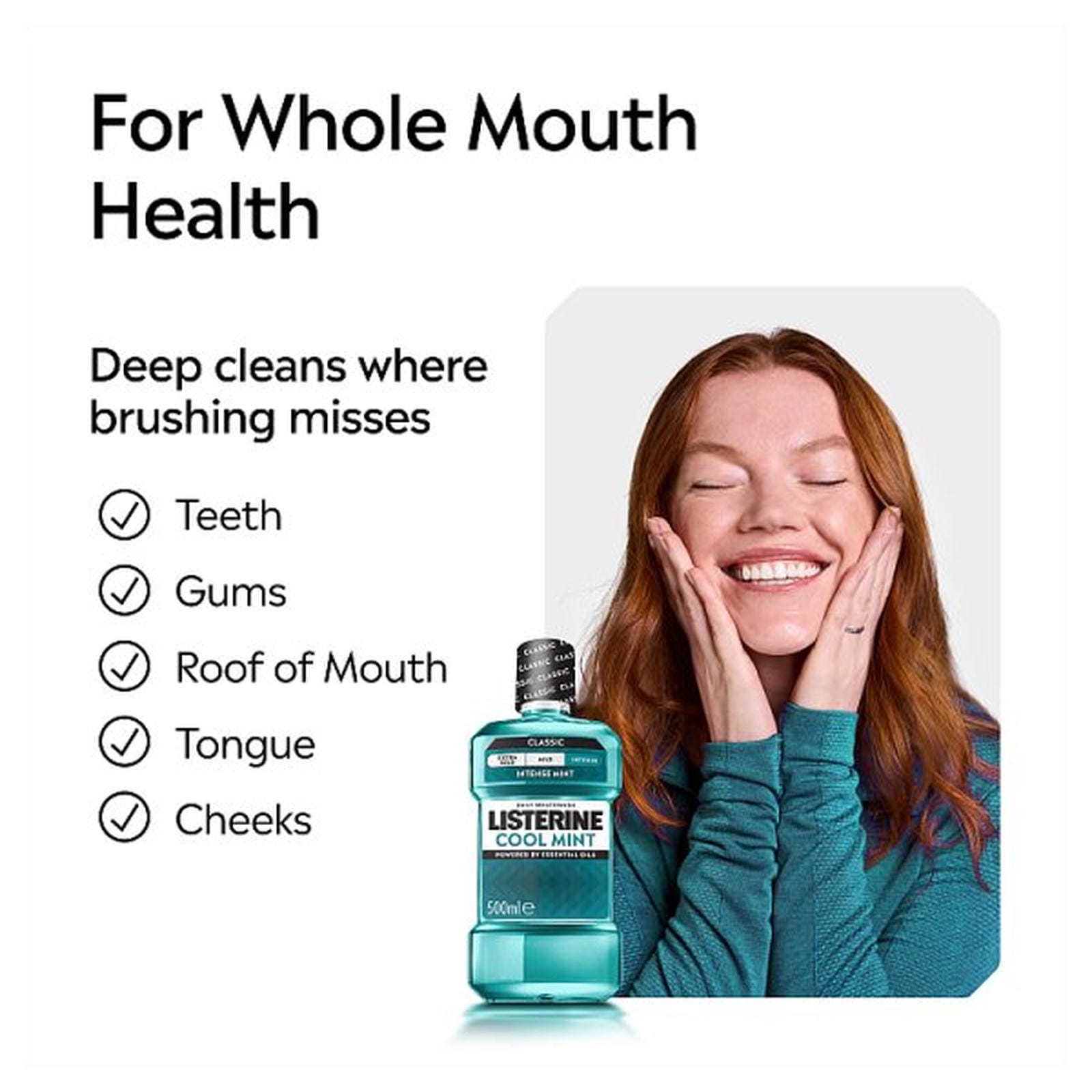 Listerine Cool Mint Mouthwash (250ml Bottle)