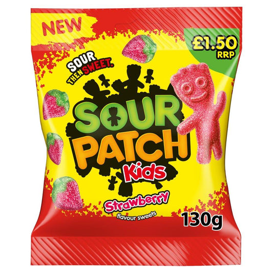 Sour Patch Kids Strawberry Flavour Sweets 130g – 10 x 130g