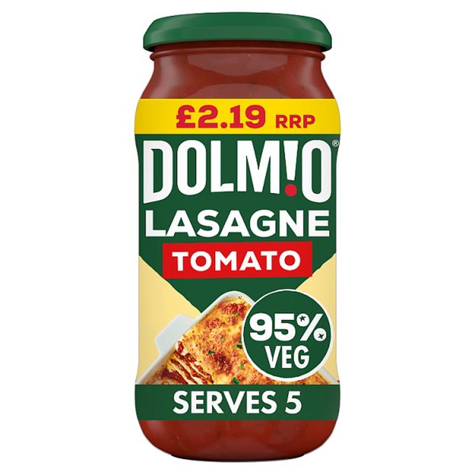 Dolmio Lasagne Red Tomato Pasta Sauce 450g PMP £2.19