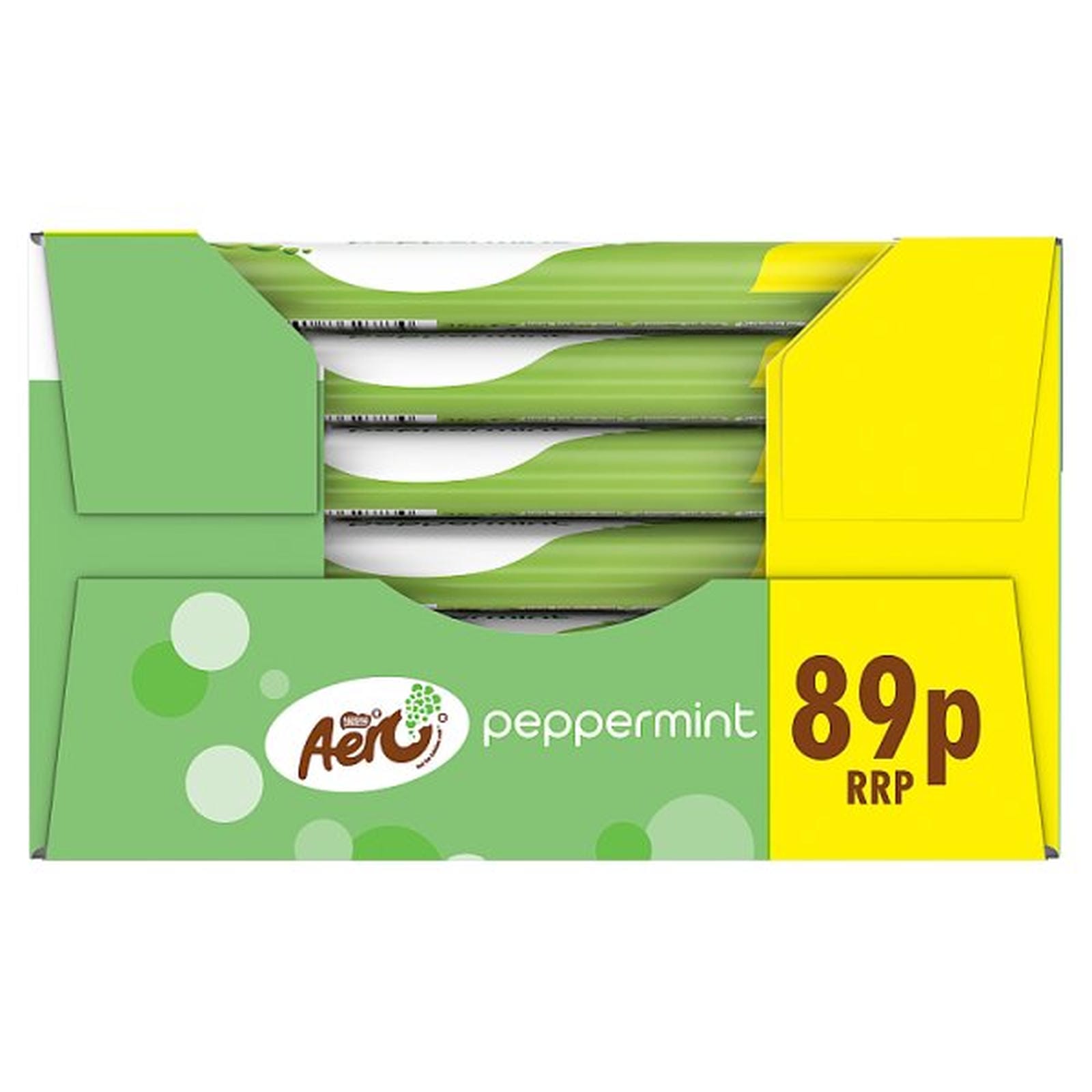 Aero Bubbly Peppermint Chocolate Bar 36g PMP 89p