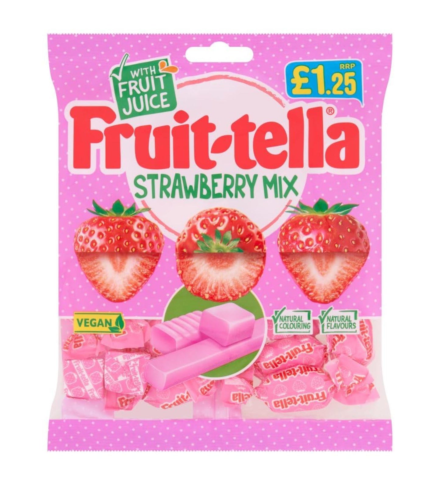 Fruit-tella Strawberry Mix 135g – 12 x 135g