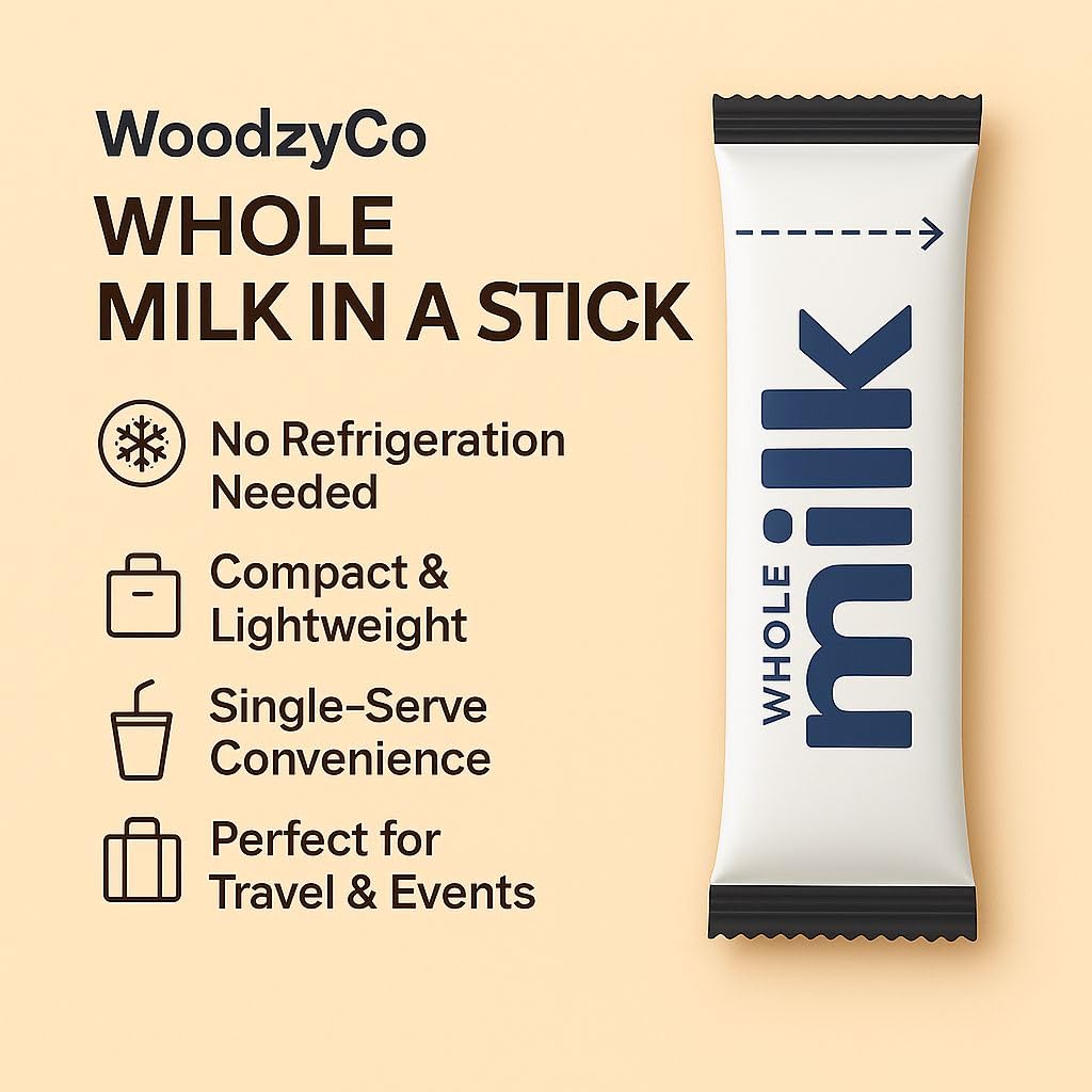 Lakeland UHT Milk Sachets 10ml Single-Use Portions For Coffee On The Go For Office And Travel Use