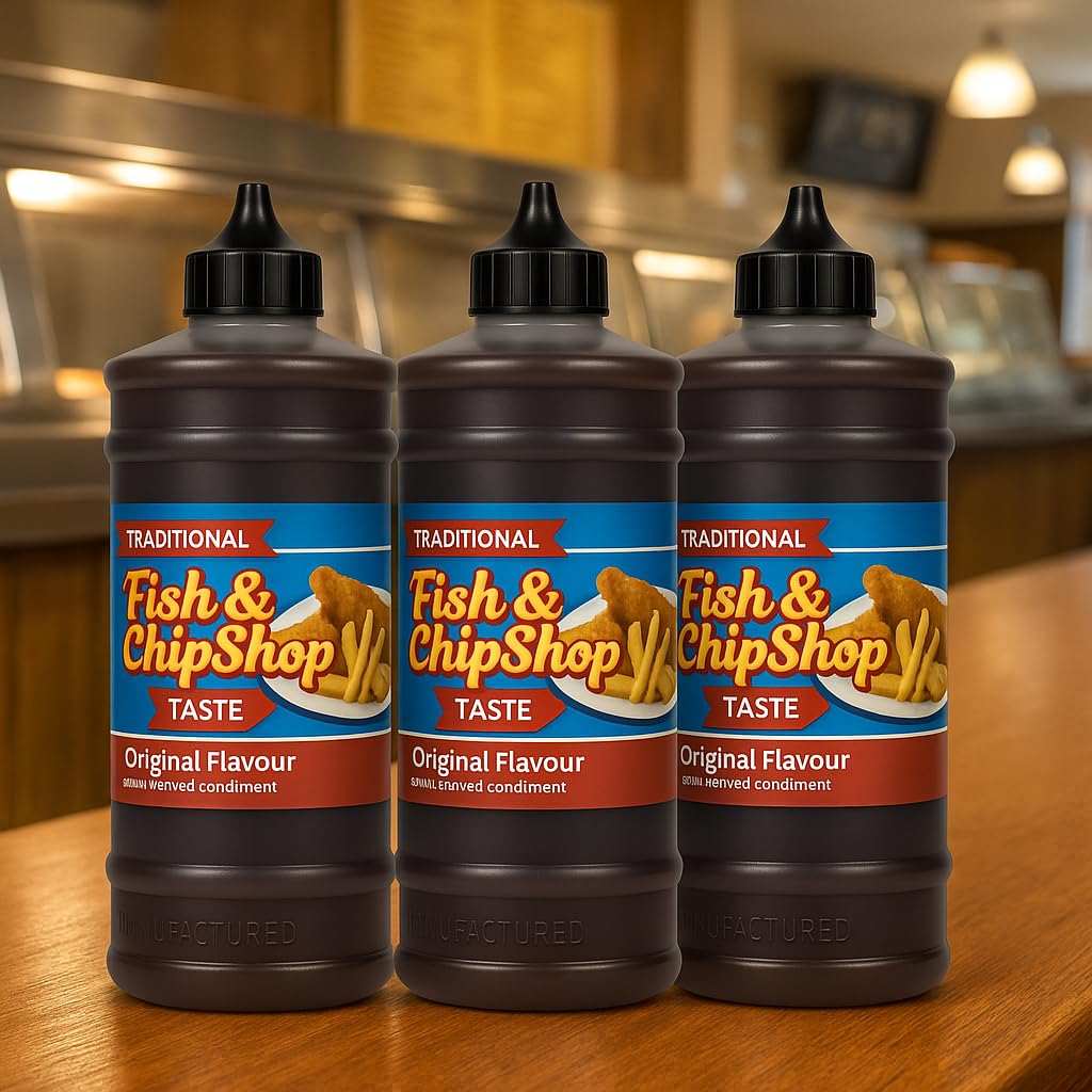 Maltflaven Chip Shop Traditional 315ml 3 Pack Ready to Use Non Brewed Condiment