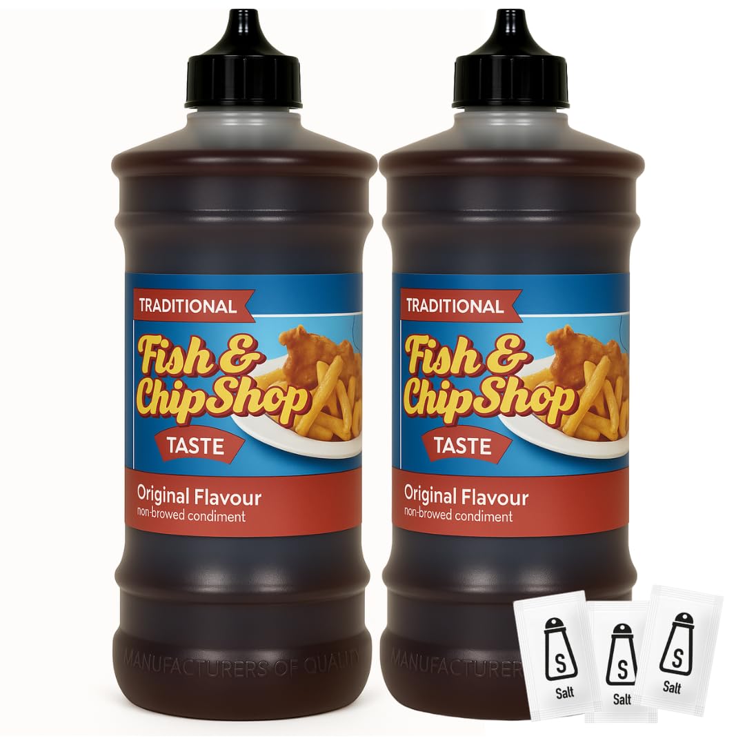 Maltflaven Non-Brewed Condiment Chip Shop 315ml 2 Pack Ready-to-Use for Takeaways BBQs and Home Use