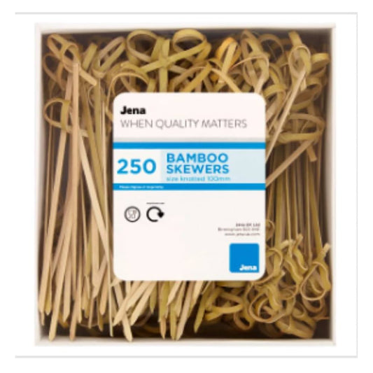 Jena 250 Gun End Bamboo Skewers – 1 x 250pk