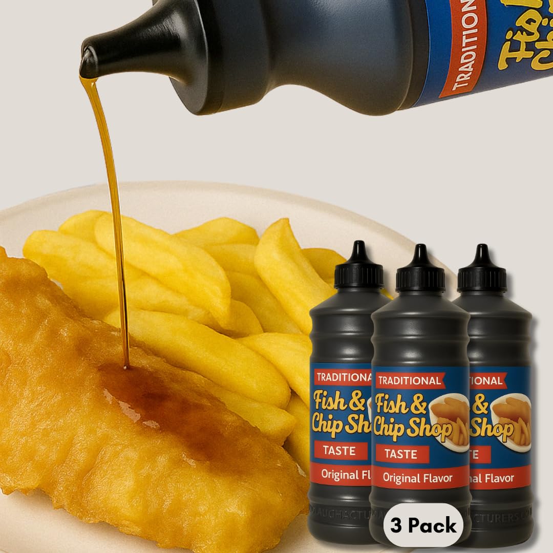 Maltflaven Chip Shop Traditional 315ml 3 Pack Ready to Use Non Brewed Condiment
