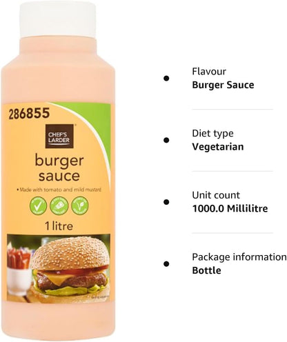 Chef's Larder Burger Sauce 1 Litre