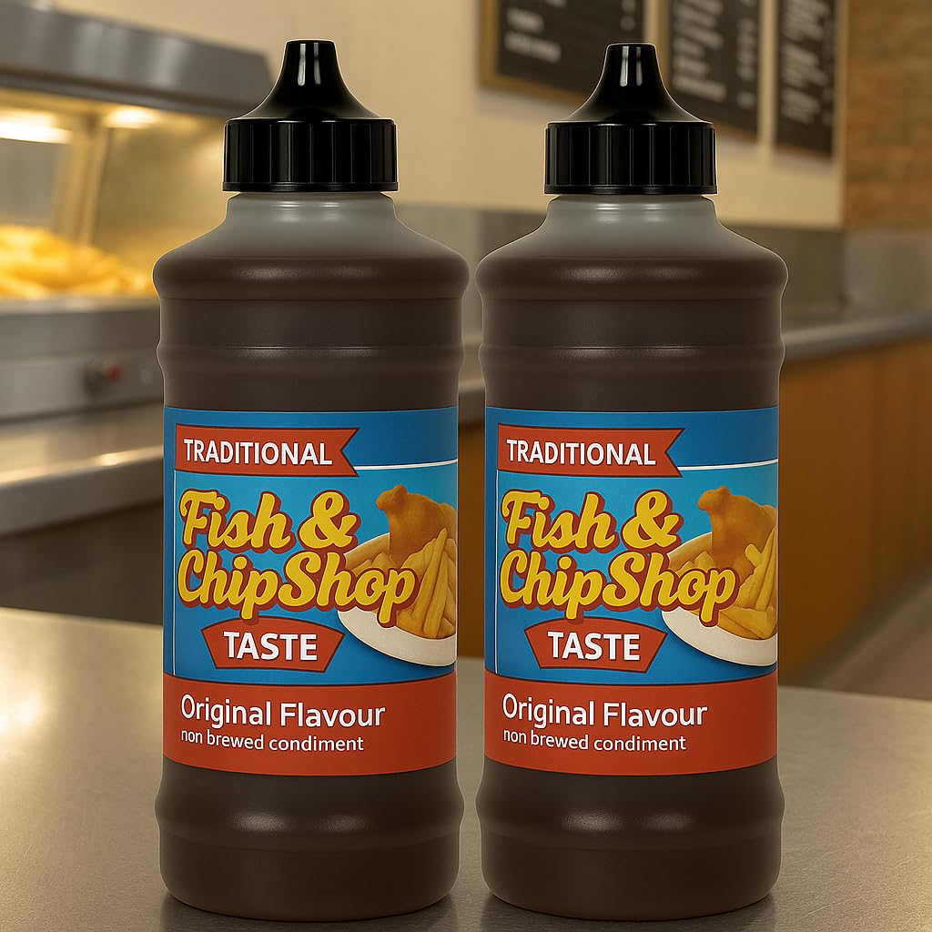 Maltflaven Non-Brewed Condiment Chip Shop 315ml 2 Pack Ready-to-Use for Takeaways BBQs and Home Use