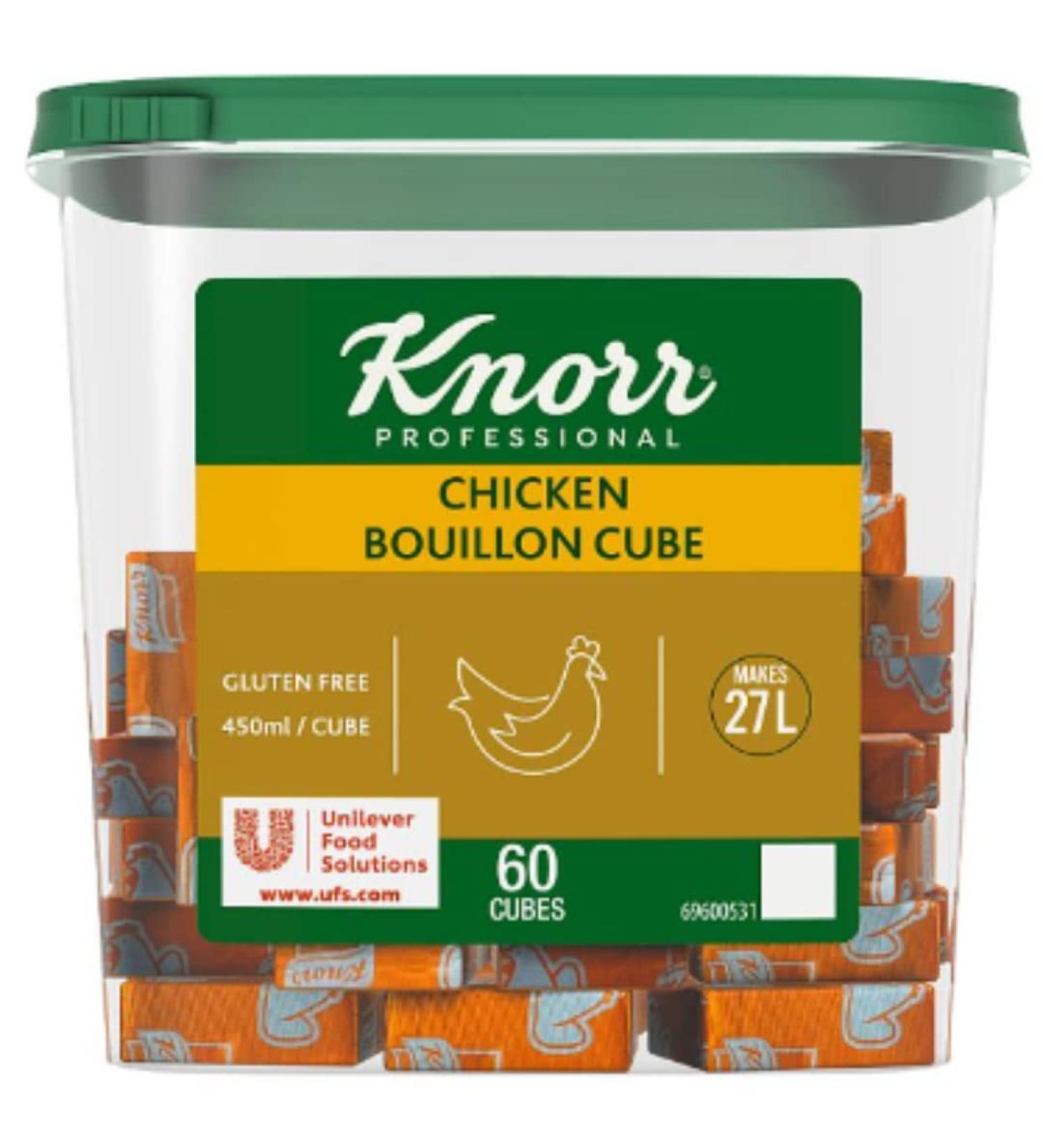 Knorr Professional Chicken Bouillon Cubes 600g For Professional Kitchens And Sauces 1 x 600g